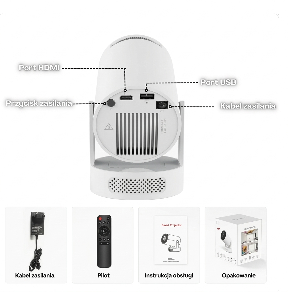 KinoSpot™ Pro 8K – Inteligentne Kino Domowe 180°